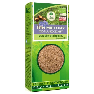 Len nasiona mielone odtłuszczone 100g