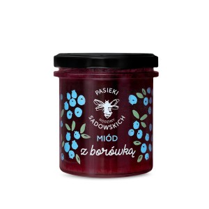 Miód z borówką 430g